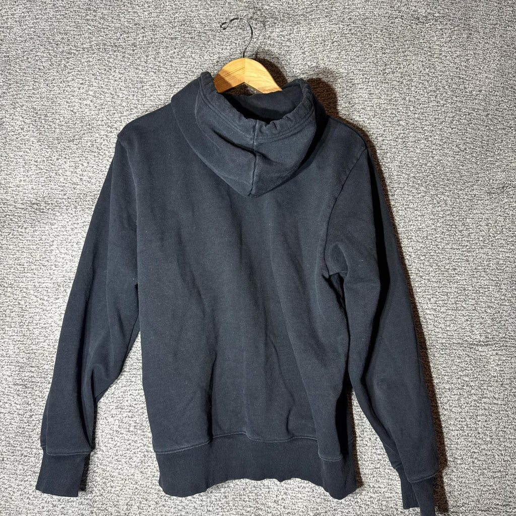 Mens medium black box North Face hoodie ** Rare