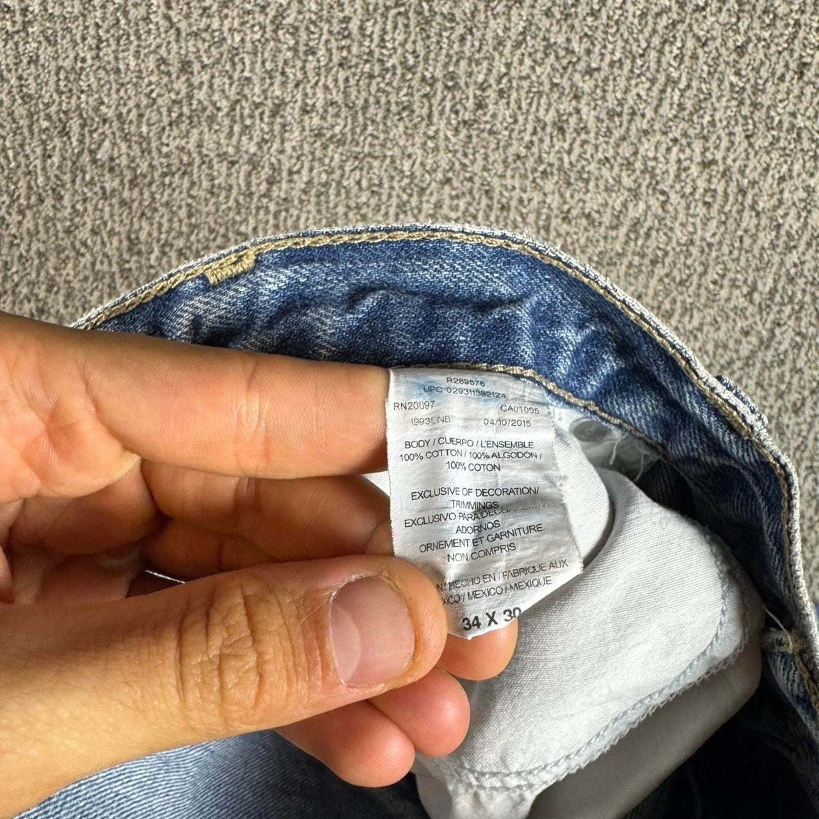 Dickies blue denim carpenter jeans