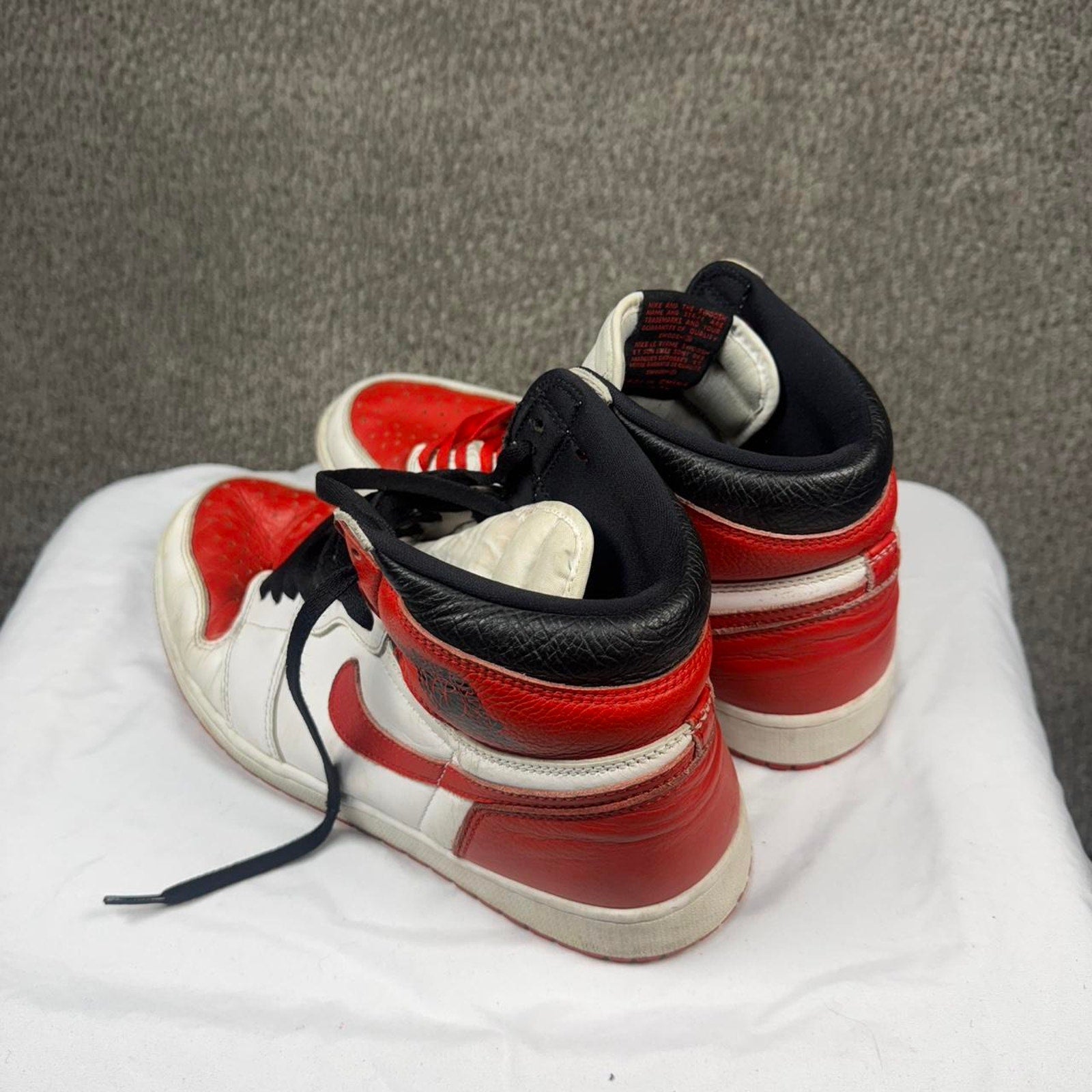 Mens Size 13 Red and white jordan 1