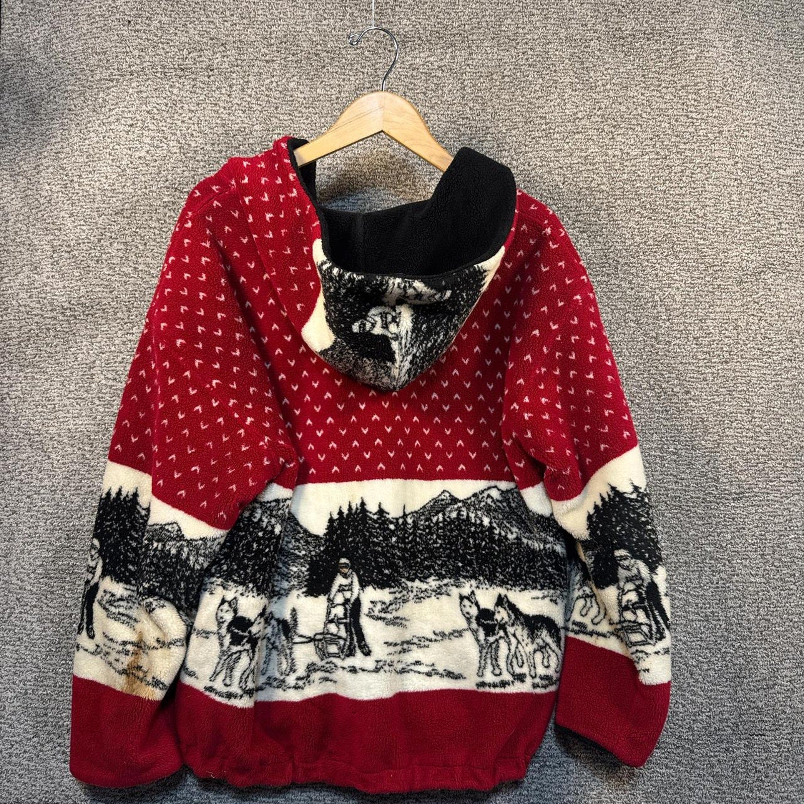 Denali red and white vintage