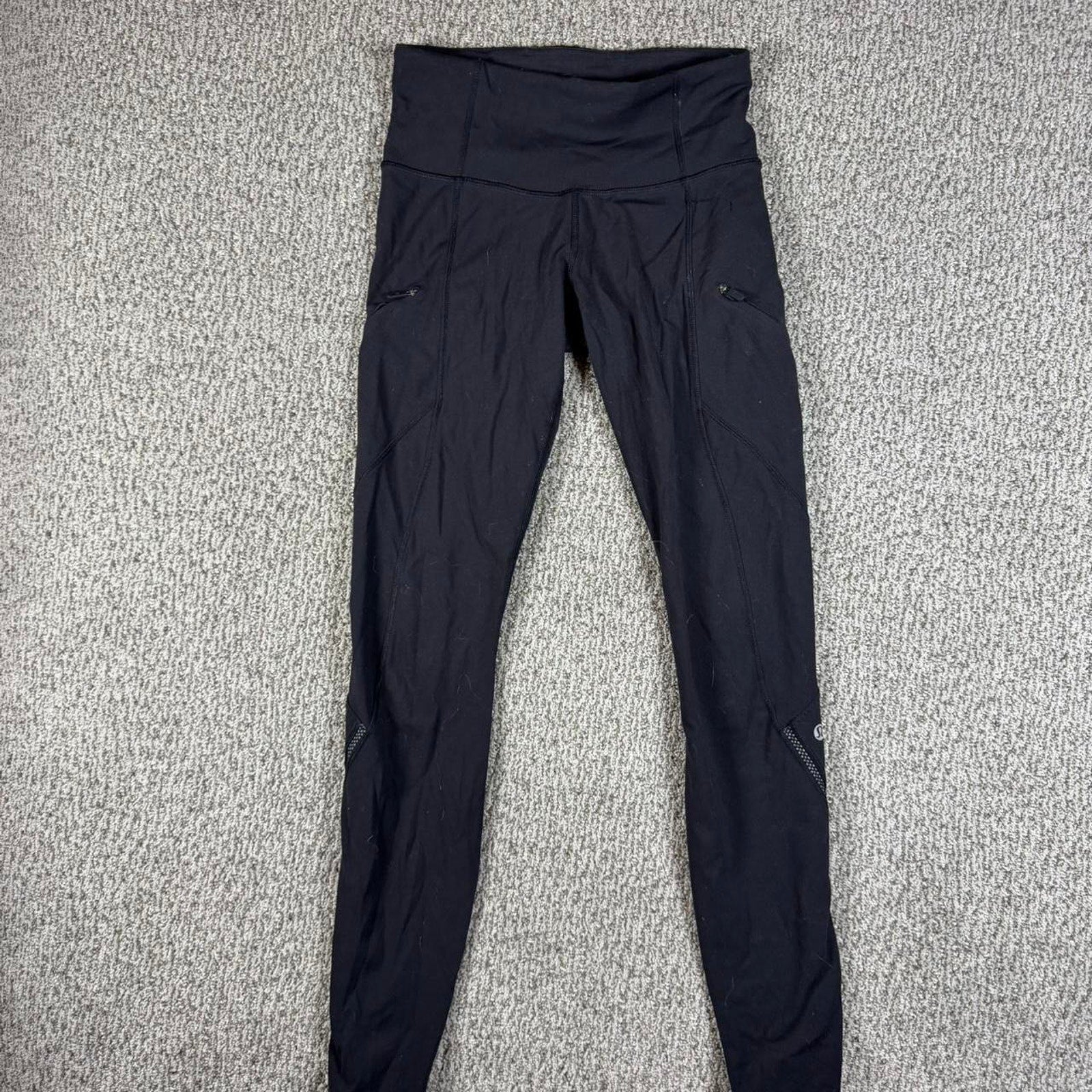 Black lululemon speed up tight