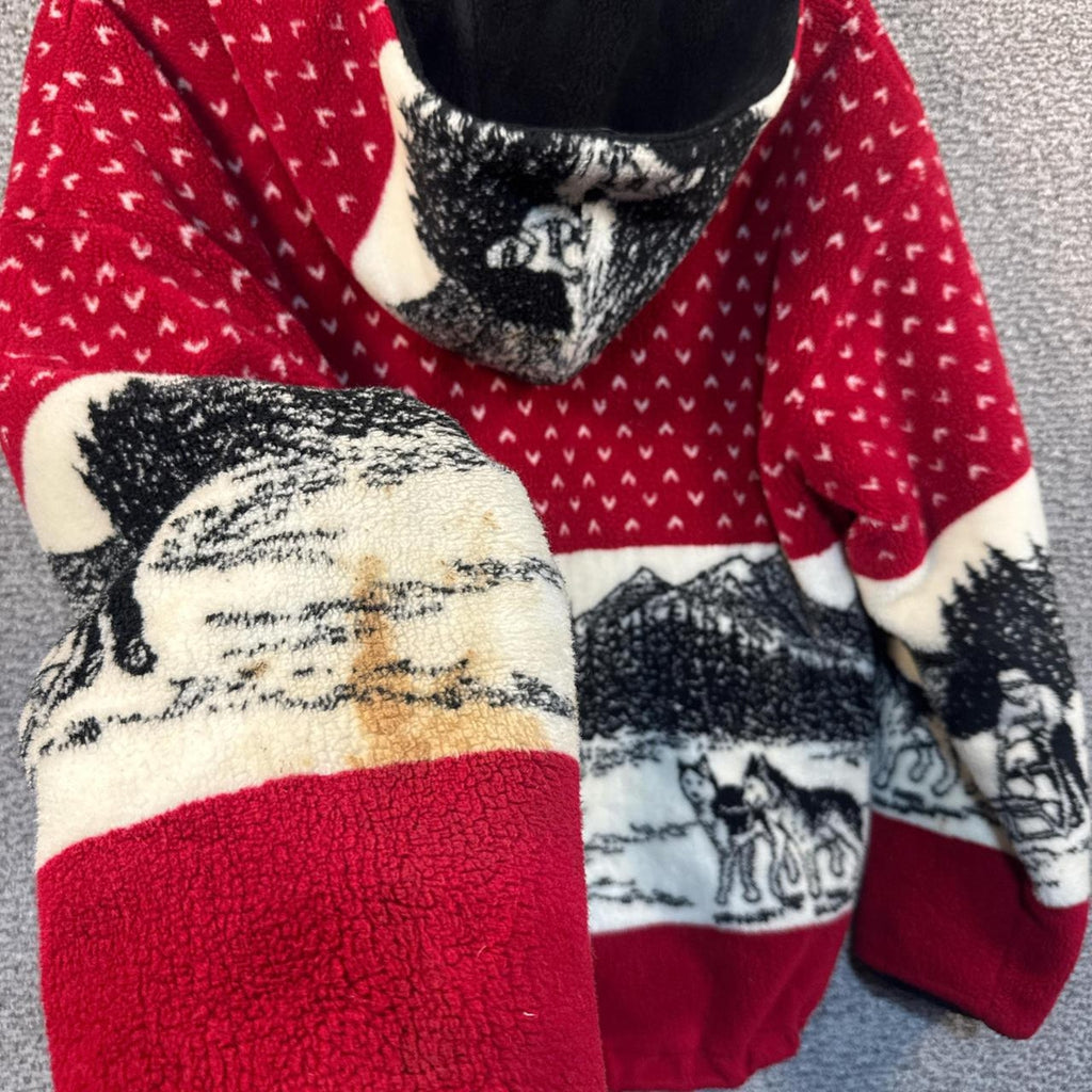 Denali red and white vintage